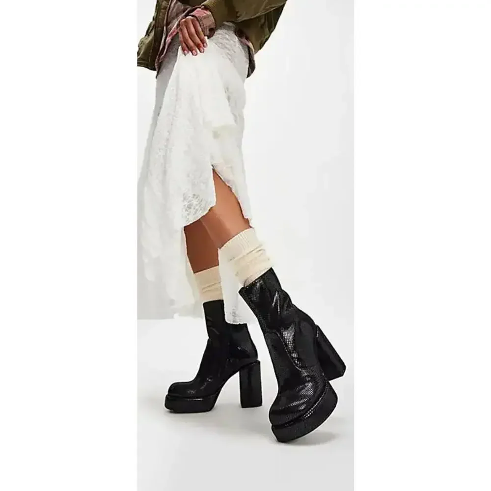 Jeffrey Campbell Refresh Platform Boots SZ 9